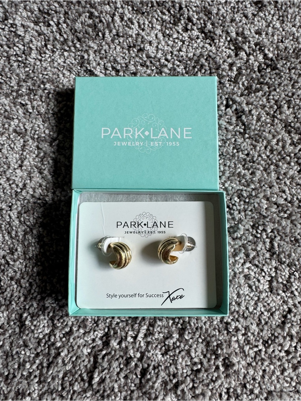Park Lane gold turbo earrings